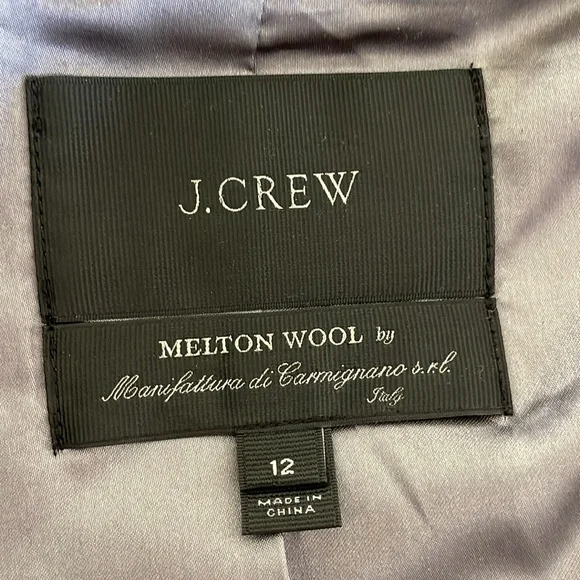 J.Crew ~ Wool Winter Coat with Toggles - Picture 9 of 12